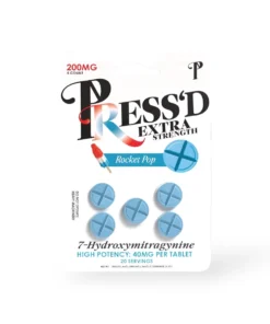 Press’d Rocket Pop 40mg Extra Strength Tablets 5ct
