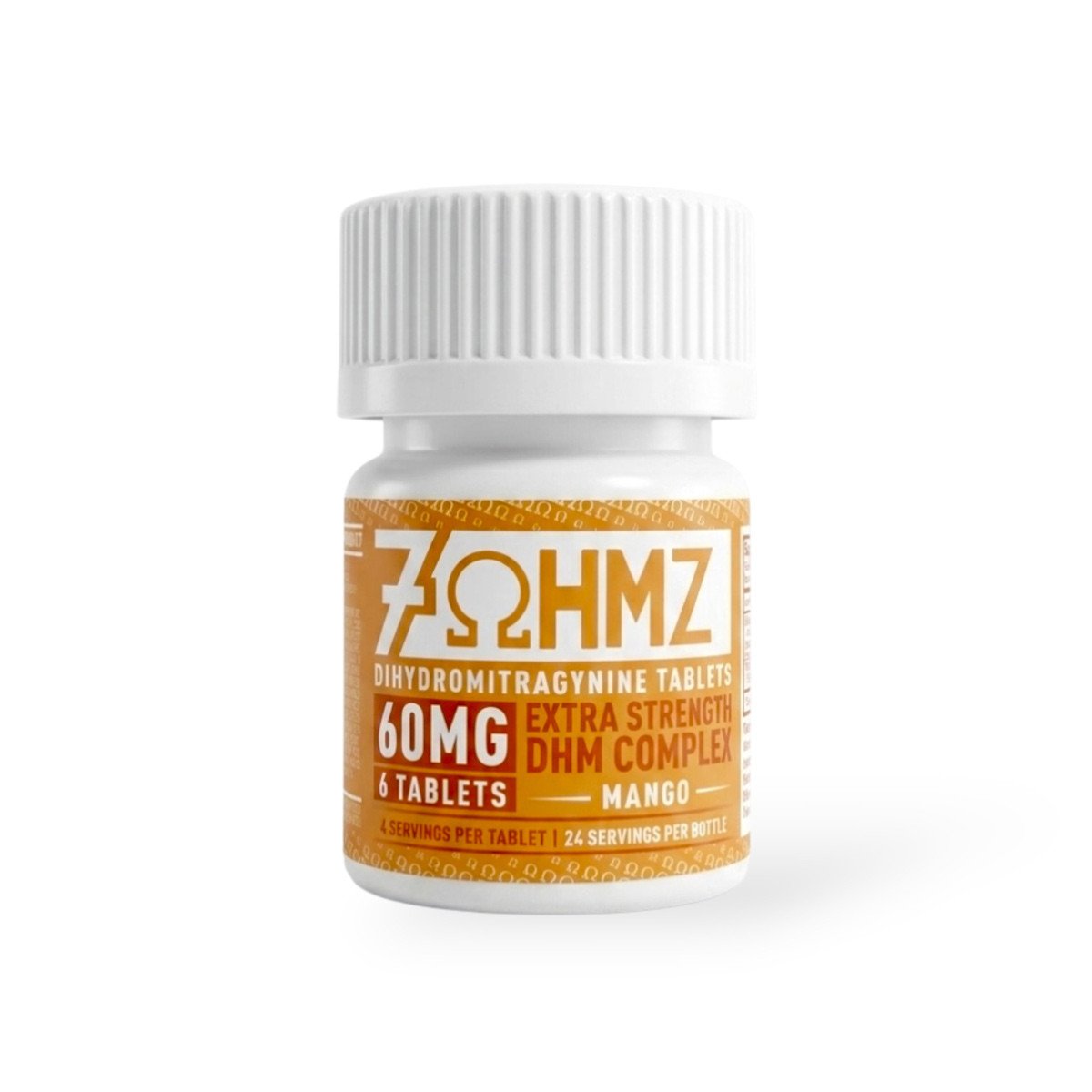 7OHMZ Dihydromitragynine Mango 60mg Chewable Tablets