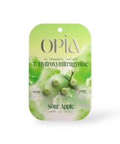 Opia Sour Apple 20mg 7-Hydroxymitragynine Chewable Tablets 4ct