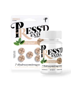 Press’d 40mg Tablets 7-Hydroxymitragynine Kratom 5ct