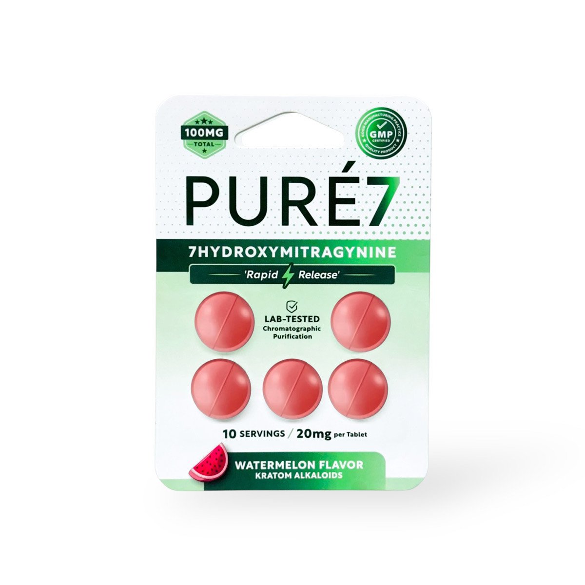 7-OH Watermelon chewable 20mg Tablets