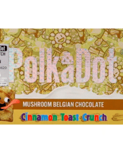Polkadot Cinnamon Toast Crunch Mushroom Chocolate Bar