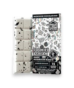 Tre House Magic Mushroom Blend Cookies & Cream Chocolate Bar 50g