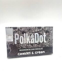 Polkadot Mushroom Cookies & Cream Chocolate Bar