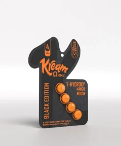 Kream Mango Black Edition 140mg 7-Hydroxymitragynine Tablets 4ct