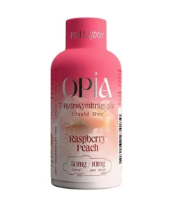 Opia Raspberry Peach 30mg 7-Hydroxymitragynine Shot