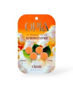 Opia 150mg Classic Kratom Extract Chewable Tablets 4ct