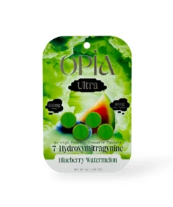 Opia Ultra 60mg Blueberry Watermelon 7-Hydroxymitragynine Chewable Tablets 4ct