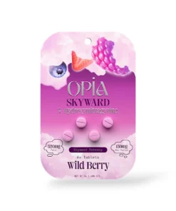 Opia Skyward 130mg Wild Berry 7-Hydroxymitragynine Chewable Tablets 4ct