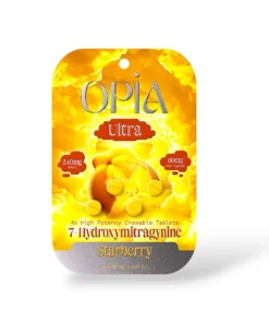 Opia Ultra 60mg Starberry 7-Hydroxymitragynine Chewable Tablets 4ct